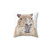 Capybara Portrait Throw Pillow