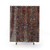 Vintage Persian Shower Curtains with Antique Carpet Nature Design