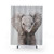 Colorful Elephant Shower Curtain