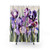 Watercolor Iris Shower Curtains