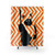 Ewok Chevron Orange Shower Curtains