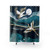Midnight Cranes Shower Curtain