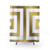 Gold Greek Stripes Luxury Shower Curtains