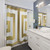 Gold Greek Stripes Luxury Shower Curtains
