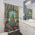 Hamsa Hand Shower Curtains for Boho Bathroom Decor