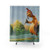 Chicken Joe Surf-Themed Shower Curtain