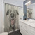 Scruffy Lurcher Shower Curtain