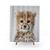 Vibrant Baby Cheetah Shower Curtain for Bathroom Decor