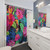Tropical Hibiscus Pattern Shower Curtains