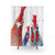 Chicken and Rooster Shower Curtain - Farmhouse Bathroom Decor