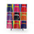 Colorful pop art shower curtain featuring jockstrap design