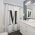 Monogram Initial Shower Curtains