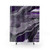Dark Violet Marble Agate Shower Curtains