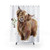 Watercolor Highland Cow Shower Curtain