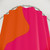 Hot Pink to Orange Solid Color Shower Curtains