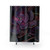 Velvet Aubergine Cactus Shower Curtain