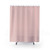 Blush Pink Solid Shower Curtains - Soft, Minimalist Design