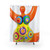 Orange Nana Shower Curtains - Tribute to Niki de Saint Phalle