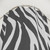 Chic Grey Zebra Print Shower Curtain