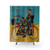 Boardwalk Bicycle Monk Shower Curtains for Unique Bathroom Decor