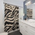 Animal Print Zebra Black and White Shower Curtains