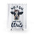 Cow Lovers Shower Curtains with Funny Watercolor Cow Design