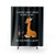Funny Giraffe and Wine Shower Curtains