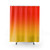 Ombre Shower Curtain in Orange Red Yellow Gradient
