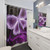 Sparkling Purple Butterfly Shower Curtain
