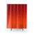 Red to orange ombre shower curtain