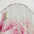 Peonies on White Floral Shower Curtain