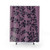 Bella's Purple Bed Spread Print Shower Curtains