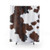 Cowhide Brown and White Shower Curtains