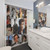 Louis Partridge Collage Shower Curtains
