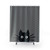 Black Cat Face Shower Curtains