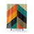 Mid Century Chevron Art Shower Curtains