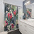 Botanical Protea Pattern Shower Curtain