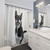 Nero Husky Mix Shower Curtains