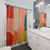 Geometric Abstract Shower Curtains