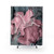 Pastel pink and grey watercolor abstract shower curtain