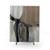 Abstract neutral-toned shower curtain