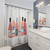 Rose Wine Shower Curtains by Lindsey Kay Co