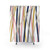 Minimalist modern shower curtains with ribbon abstract design