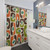 Mid Century Modern Cosmic Abstract Shower Curtains