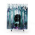 A Quiet Spot Shower Curtains with whimsical monster, book, and nature design