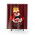 Anger Inside Out Themed Shower Curtain