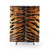 Realistic tiger fur print shower curtain