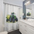 Green Tractor Painting Shower Curtain