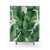 Tropical banana leaves shower curtain