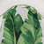 Tropical banana leaves shower curtain